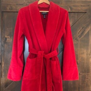Terry cloth robe